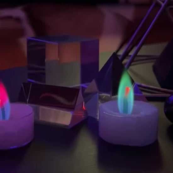 Red and Green Tea Candles